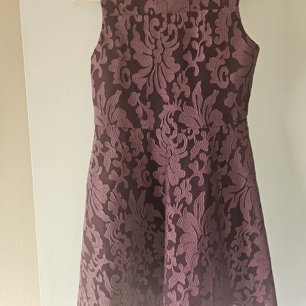 Pippa & Julie Burgundy Floral Party Dress